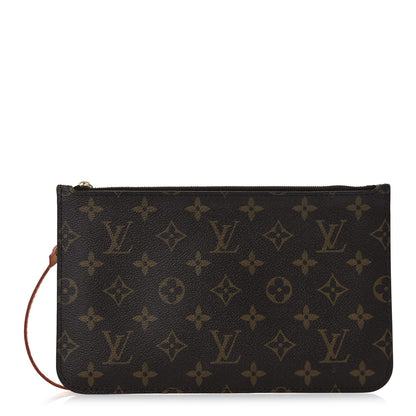 Louis Vuitton Monogram Neverfull MM GM Pochette 1 of 11