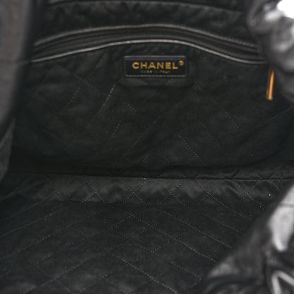 Chanel Shiny Calfskin Quilted Chanel 22 Black 5 of 10