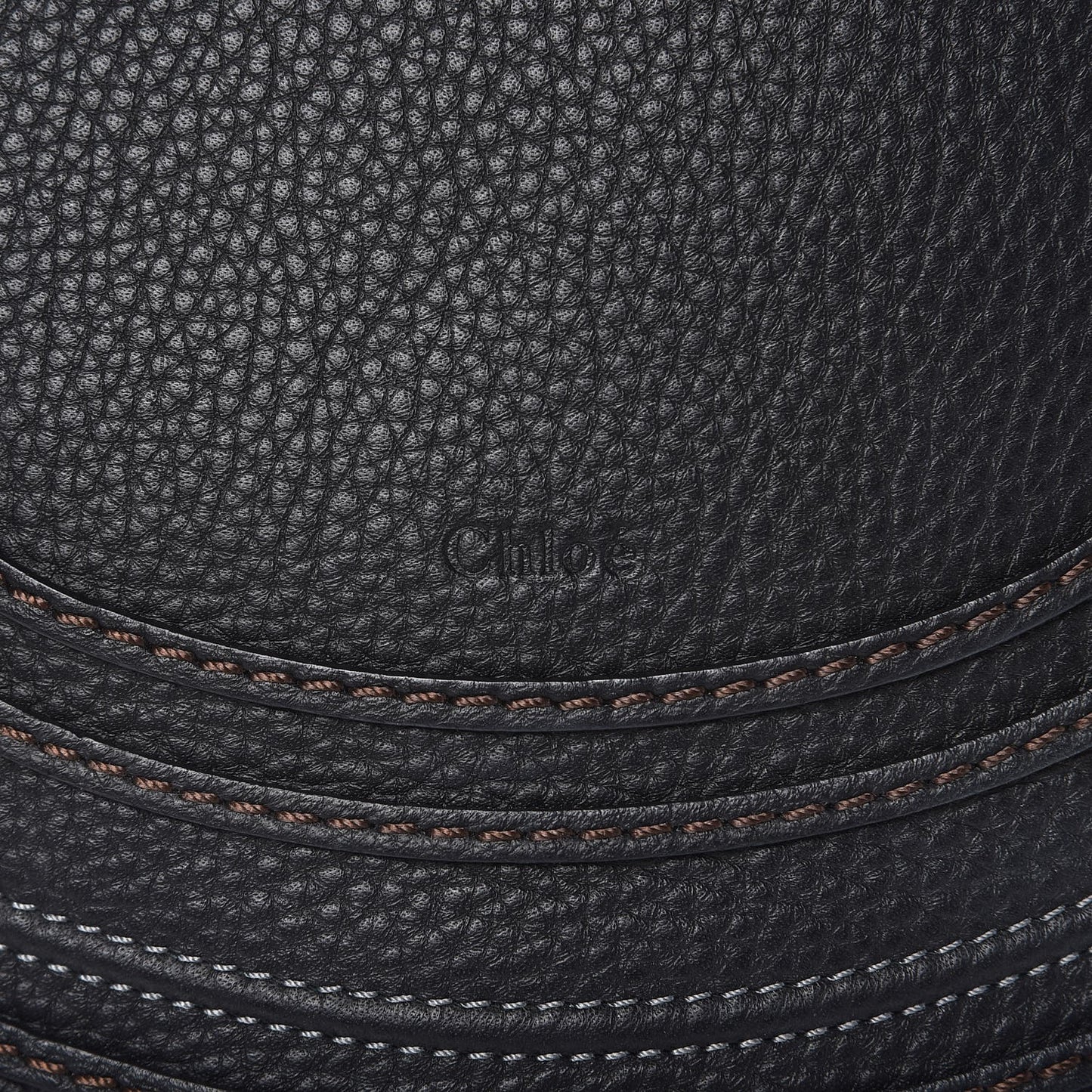 Calfskin Medium Marcie Round Crossbody Bag Black