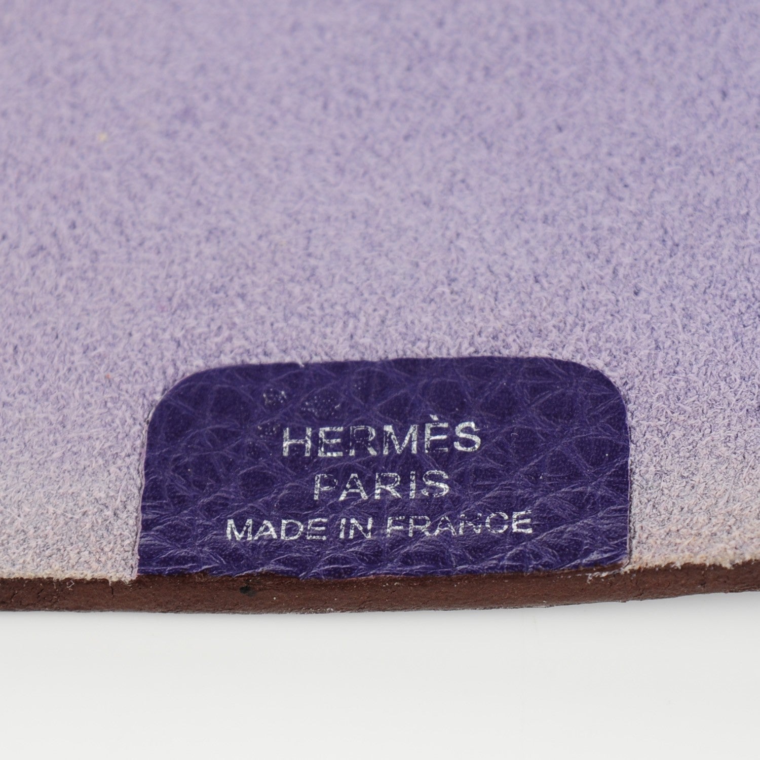 Hermes Taurillon Clemence Ulysse MM Notebook Cover Iris 9 of 10