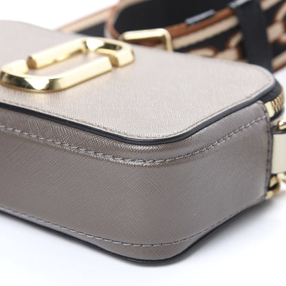 Marc Jacobs Saffiano Small Snapshot Camera Bag French Grey 10 of 11