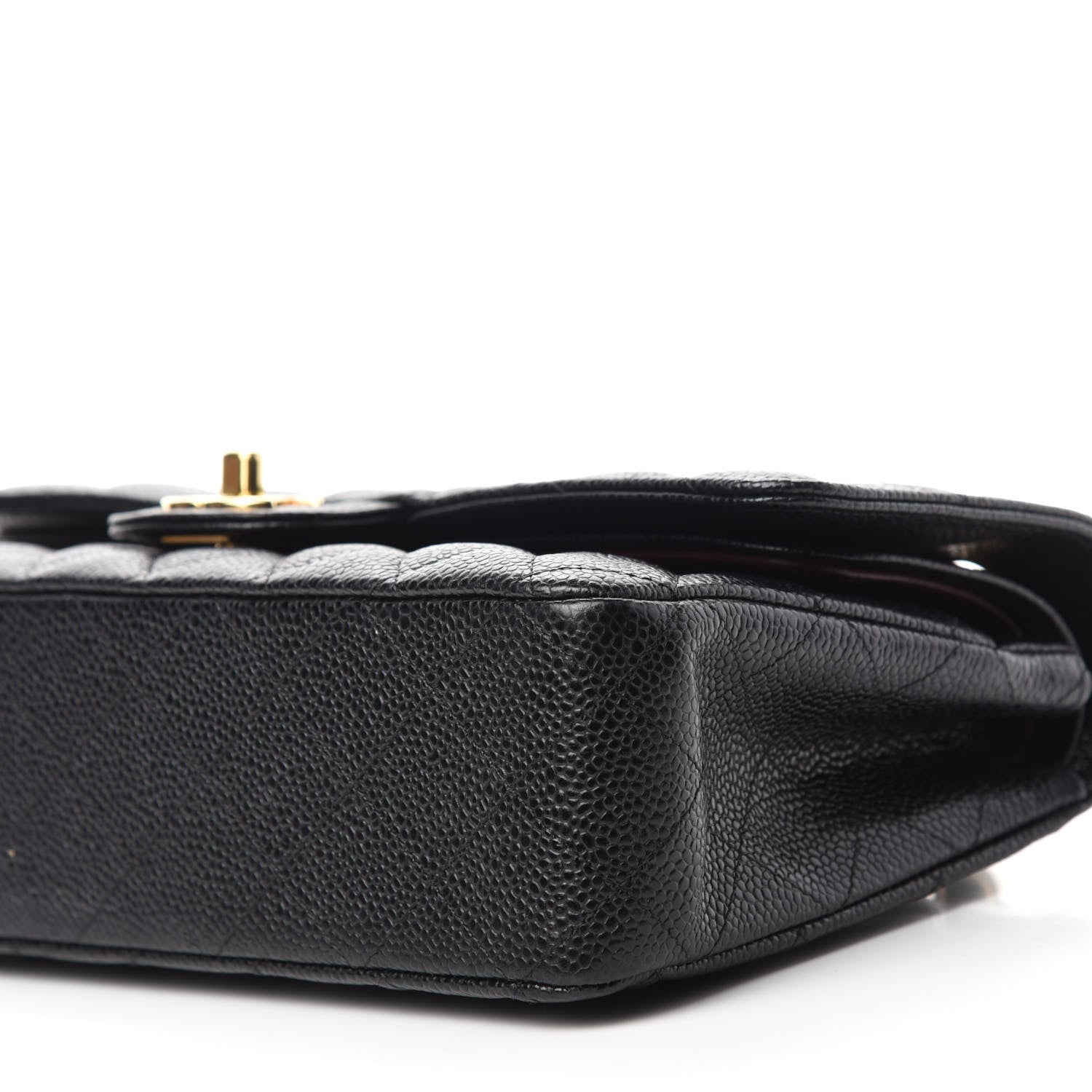 Chanel Caviar Quilted Medium Double Flap Black 7 of 12