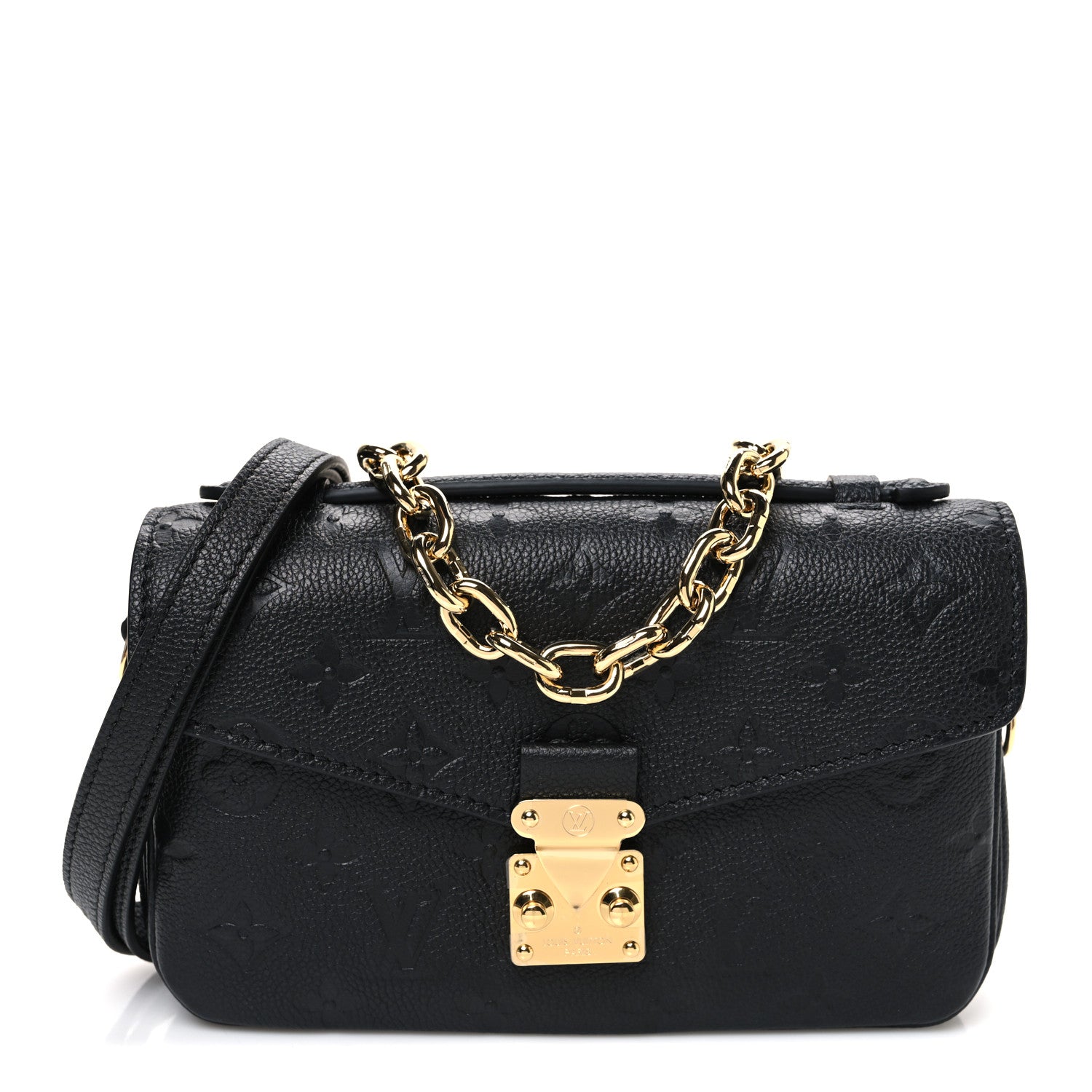 Louis Vuitton Empreinte Pochette Metis East West Black 1 of 9