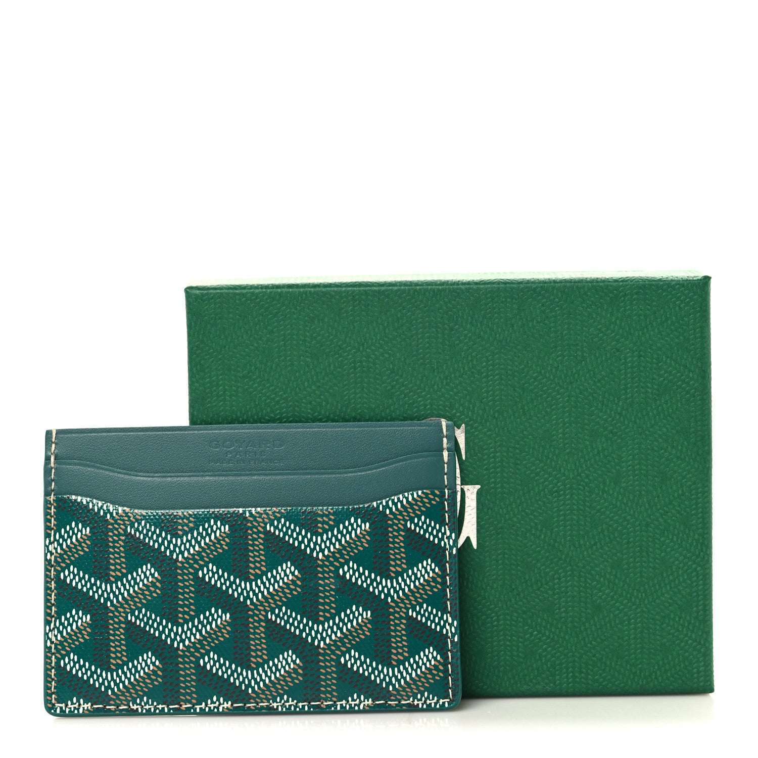Goyard Goyardine Saint Sulpice Card Holder Green Green 7 of 7