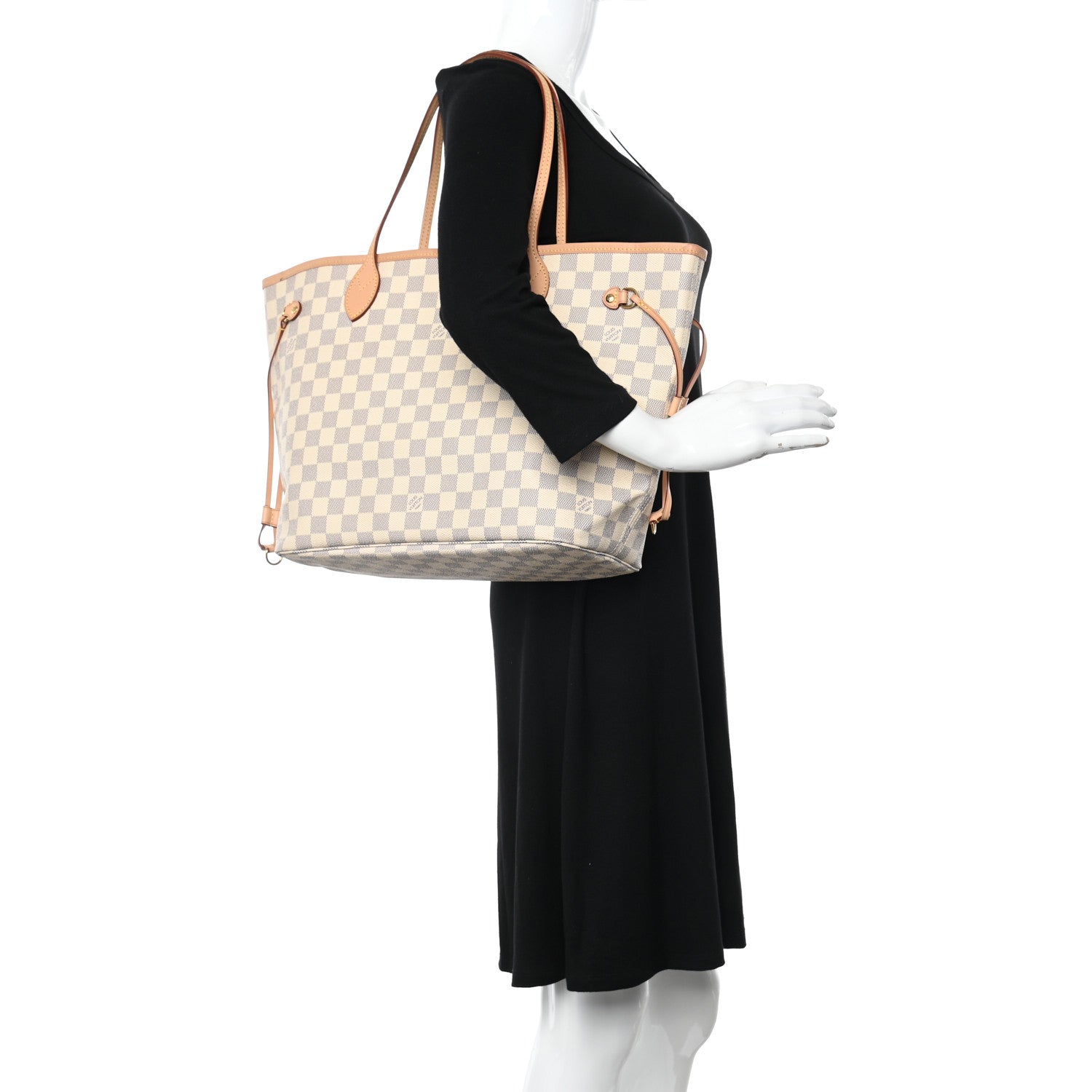 Louis Vuitton Damier Azur Neo Neverfull MM 3 of 28
