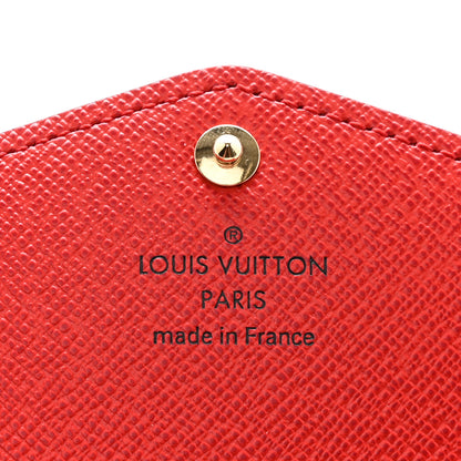 Louis Vuitton Monogram Sarah Wallet NM Coquelicot 6 of 9