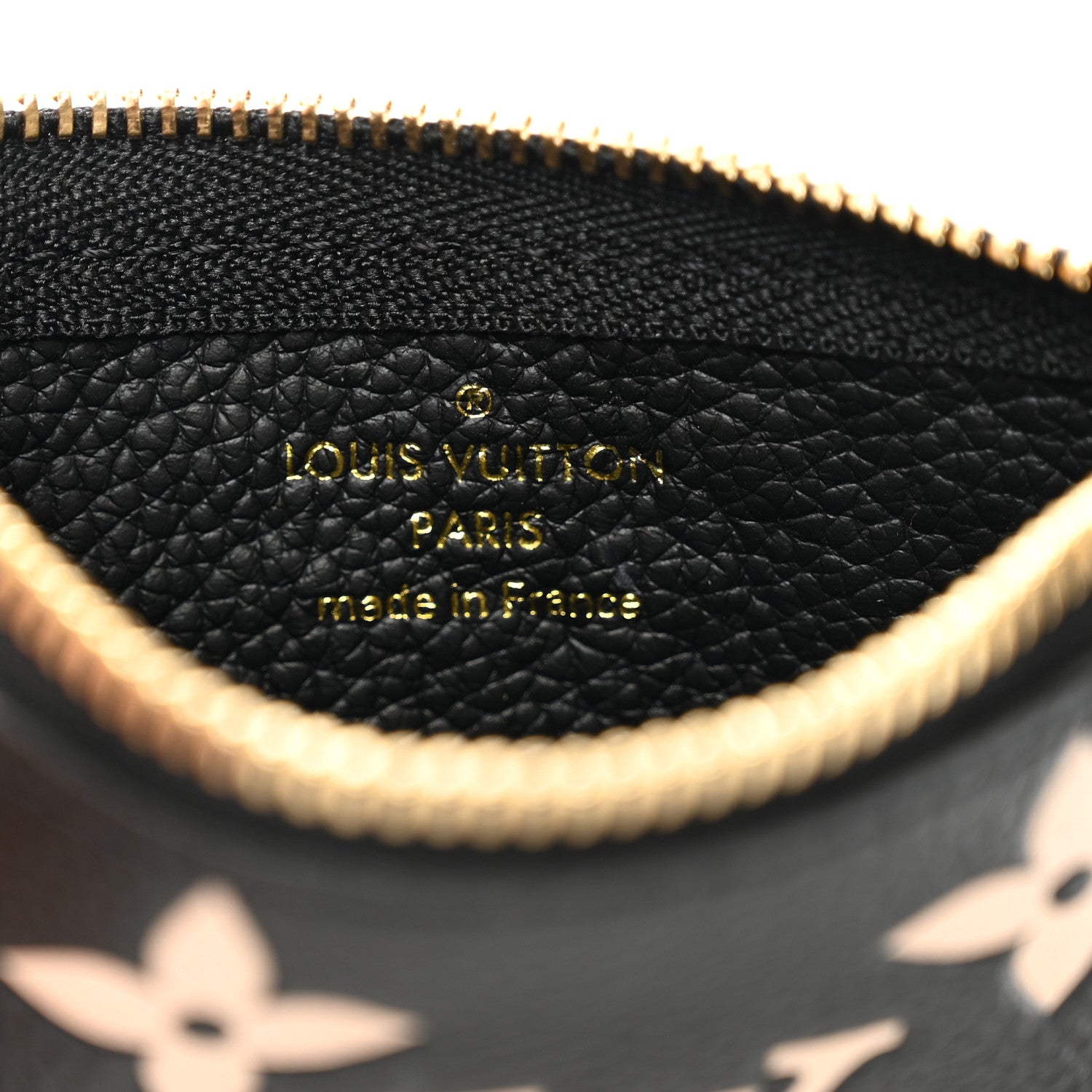 Louis Vuitton Empreinte Monogram Giant Key Pouch Black Beige 6 of 7