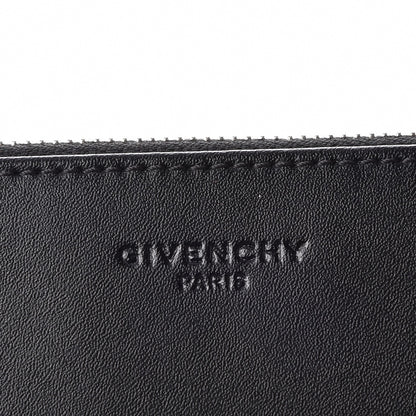Givenchy Calfskin Love Print Medium Flat Pouch Black 6 of 9