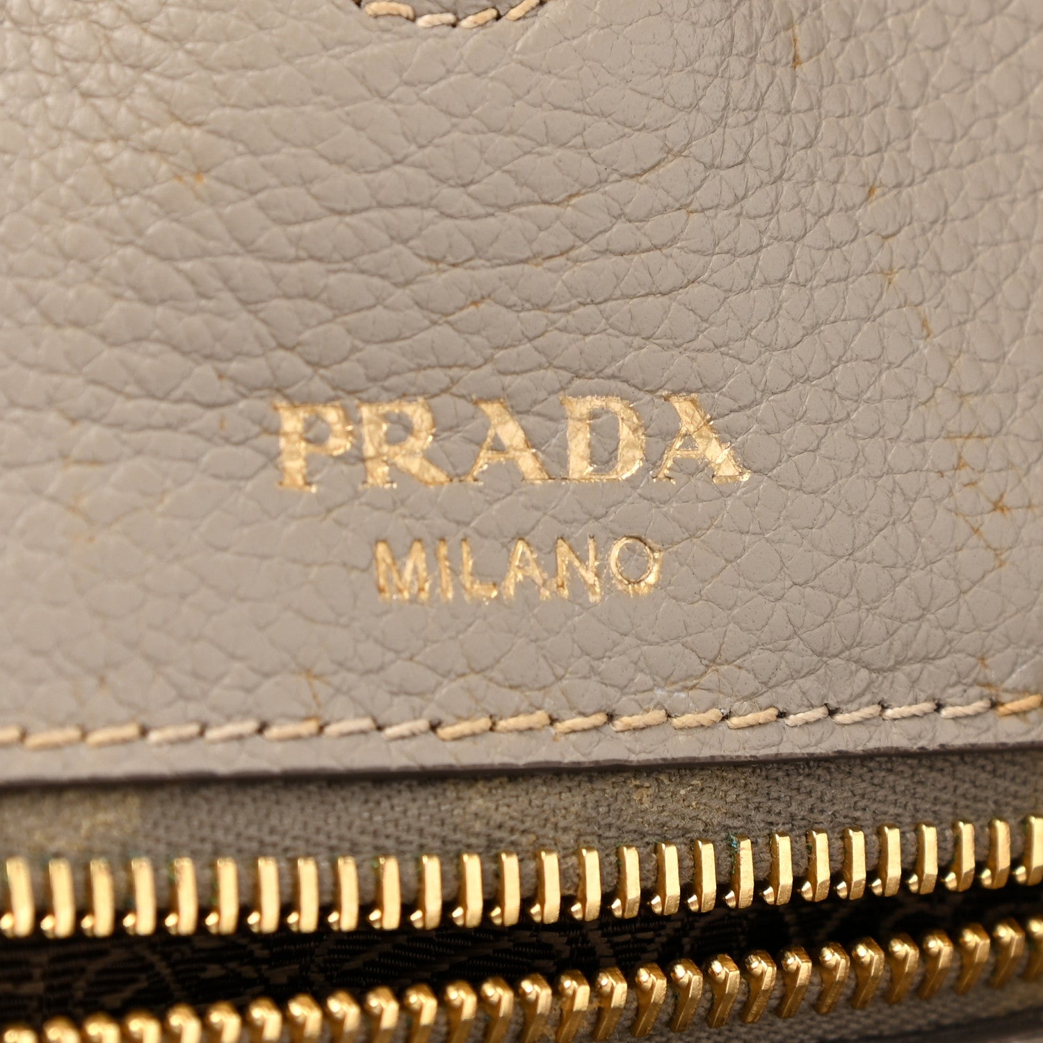 Prada Vitello Daino Tote Pomice 5 of 10