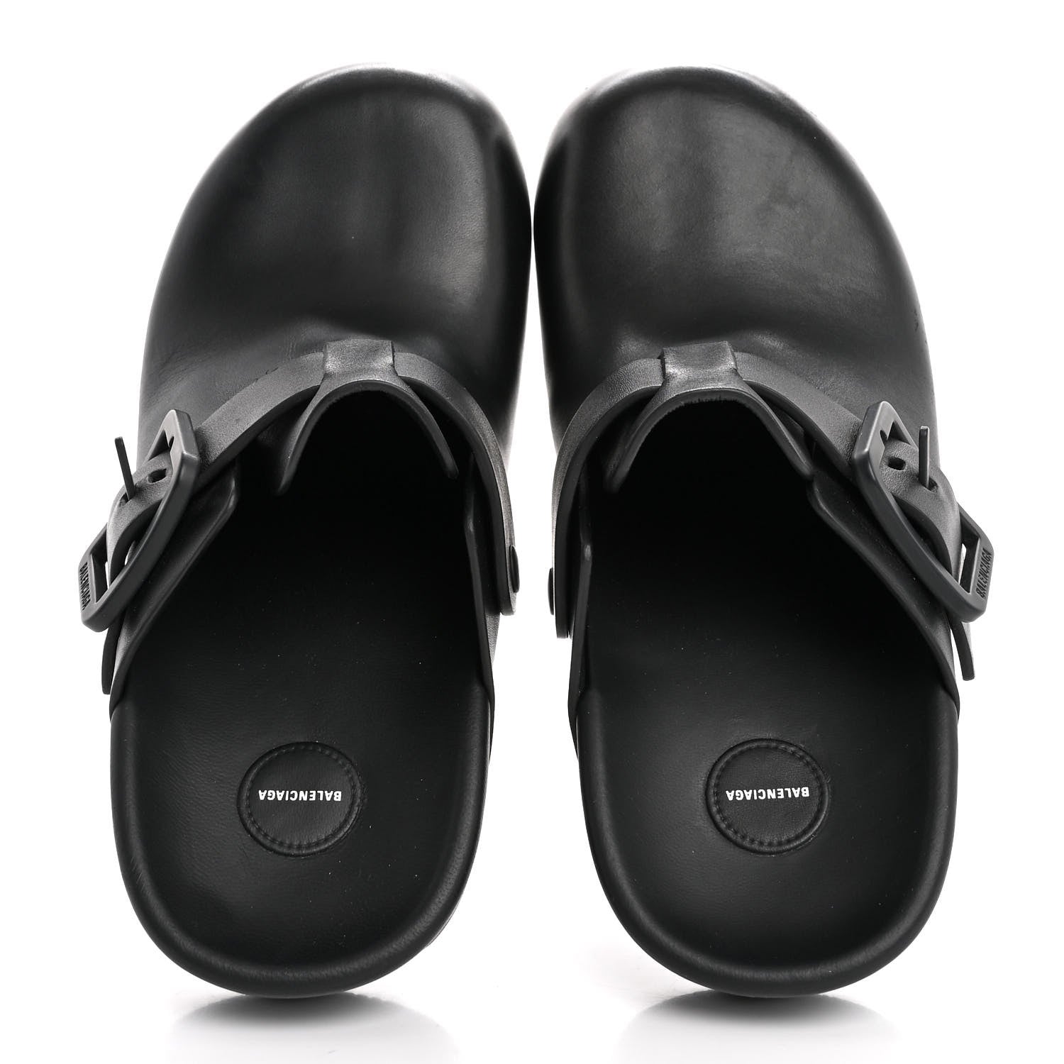 Balenciaga Calfskin Mallorca 80mm Mules 37 Black 2 of 14