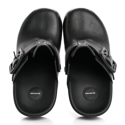 Balenciaga Calfskin Mallorca 80mm Mules 37 Black 2 of 14