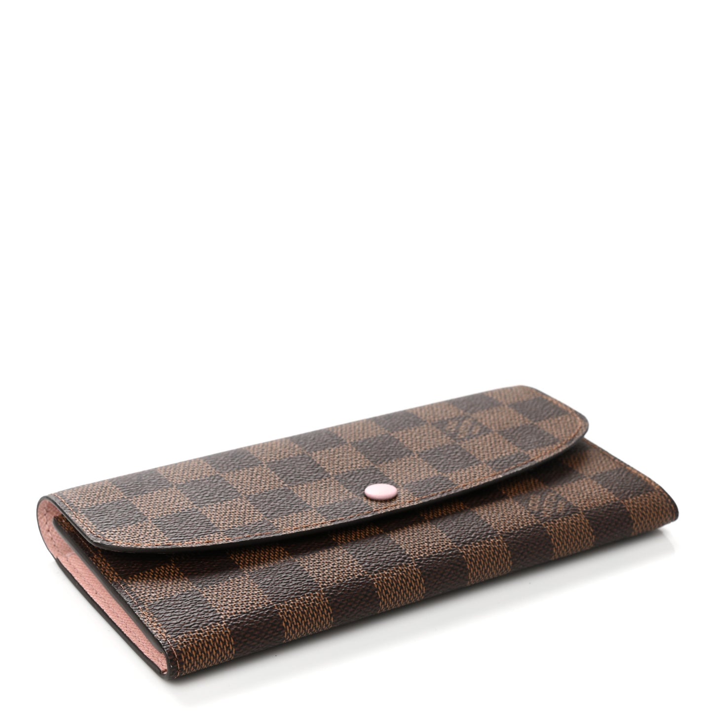 Damier Ebene Emilie Wallet Rose Ballerine