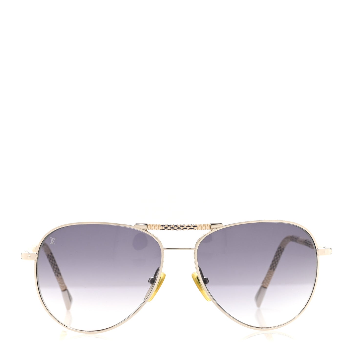 Damier Azur Conspiration Pilote Aviator Sunglasses Z0203U