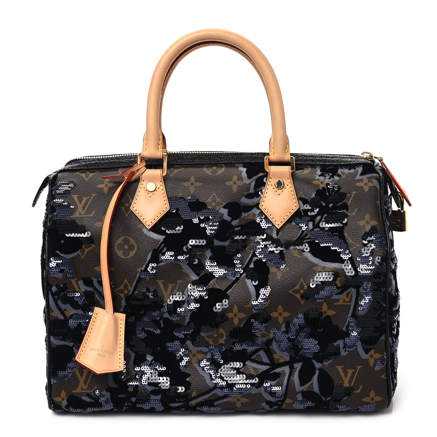 Monogram Fleur De Jais Sequins Speedy 30