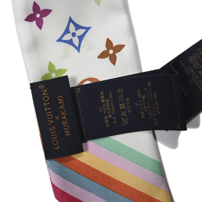 Louis Vuitton LV X TM Silk Monogram Multicolor BB Bandeau White 3 of 4