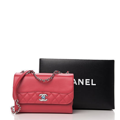 Chanel Calfskin Mini Tramezzo Flap Red 10 of 10