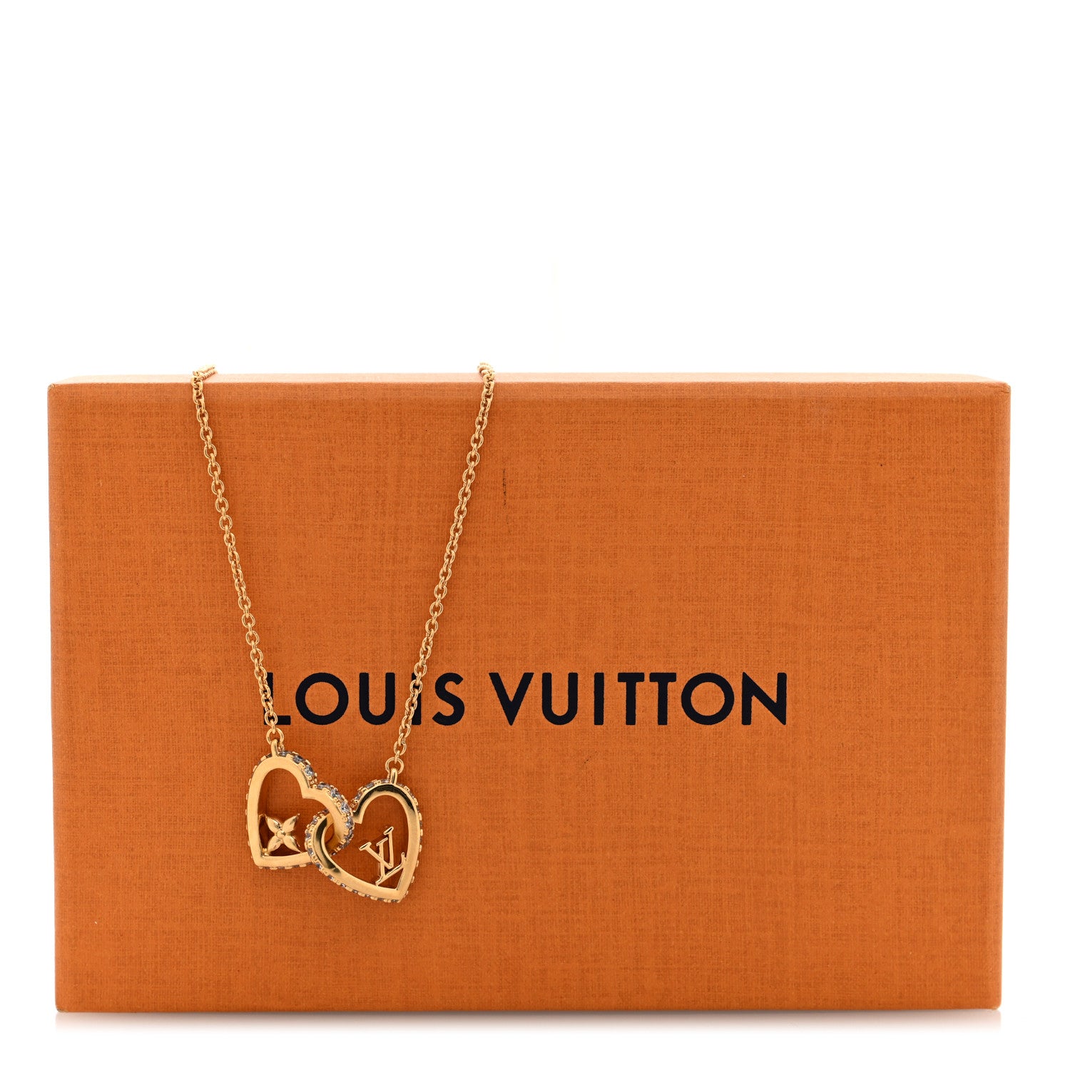 LOUIS VUITTONマイLVラブ ネックレス Louis Vuitton My LV Love Heart Necklace 1722364 – FASHIONPHILE