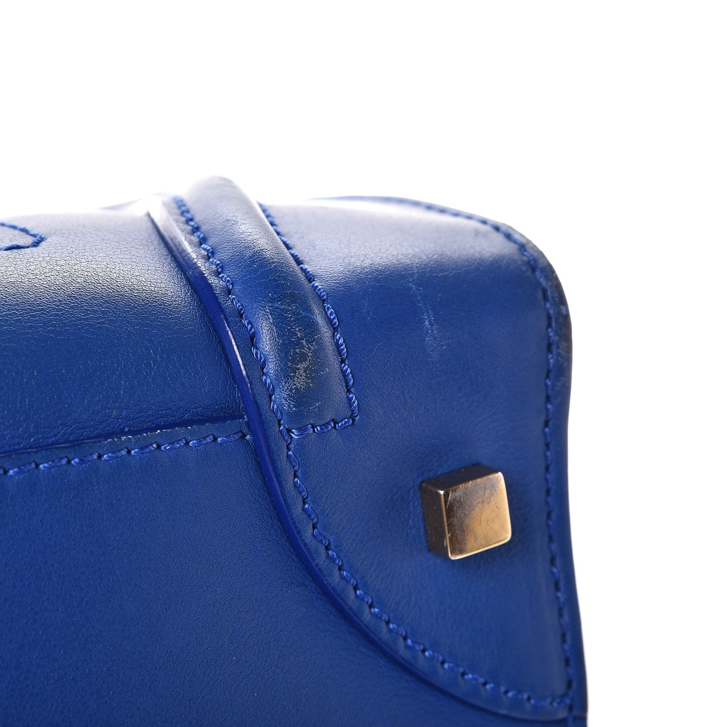 Smooth Calfskin Mini Luggage Royal Blue