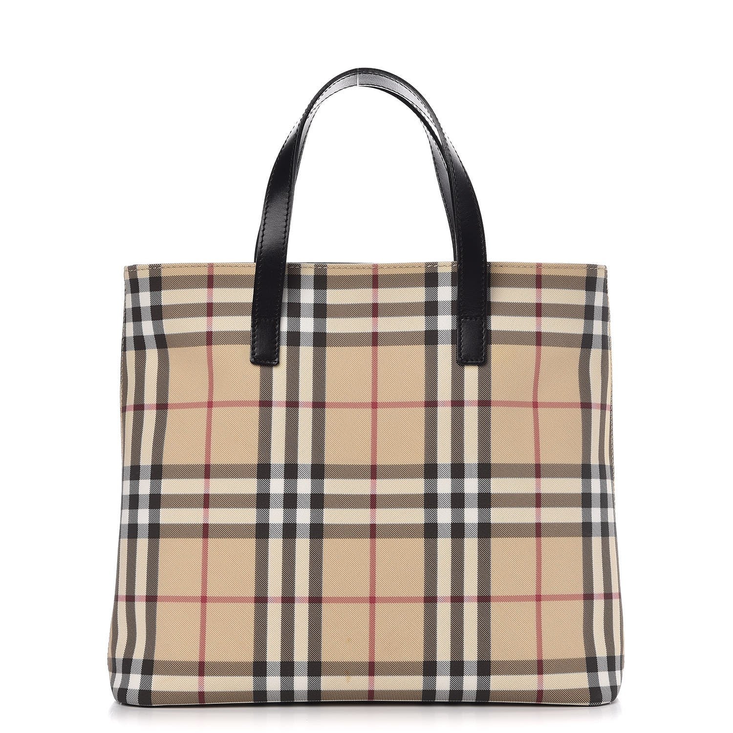 Burberry House Check Medium Tote Black 1 of 7