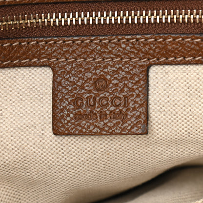 Gucci Monogram Medium Bree Zippered Tote Beige Tabacco 6 of 13