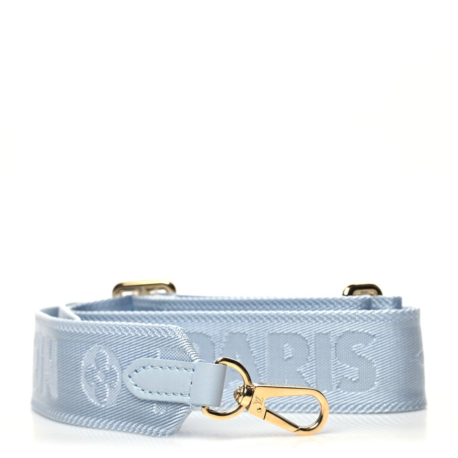 LOUIS VUITTON ライトウェイトクリンクル ナイロン ルイヴィトン Louis Vuitton Nylon Adjustable Shoulder Strap Light Blue 1260193