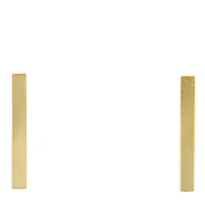Jennifer Meyer 18K Yellow Gold Bar Stud Earrings 1 of 4