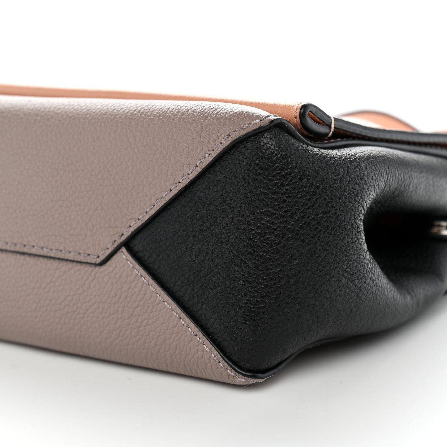 Soft Calfskin Lockme II Chain Bag BB Pink Black Magnolia