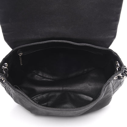 Chanel Caviar Half Moon Large Flap Black 5 of 13