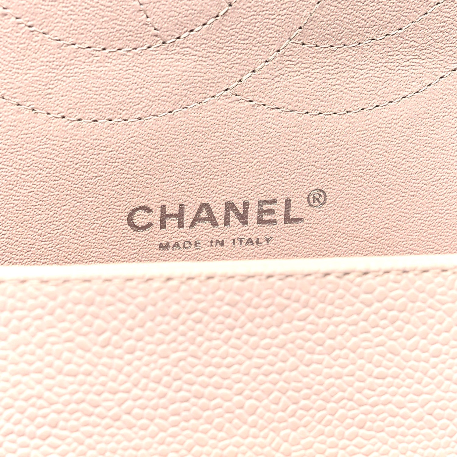 Chanel Caviar Quilted Jumbo Double Flap Light Pink 6 of 10