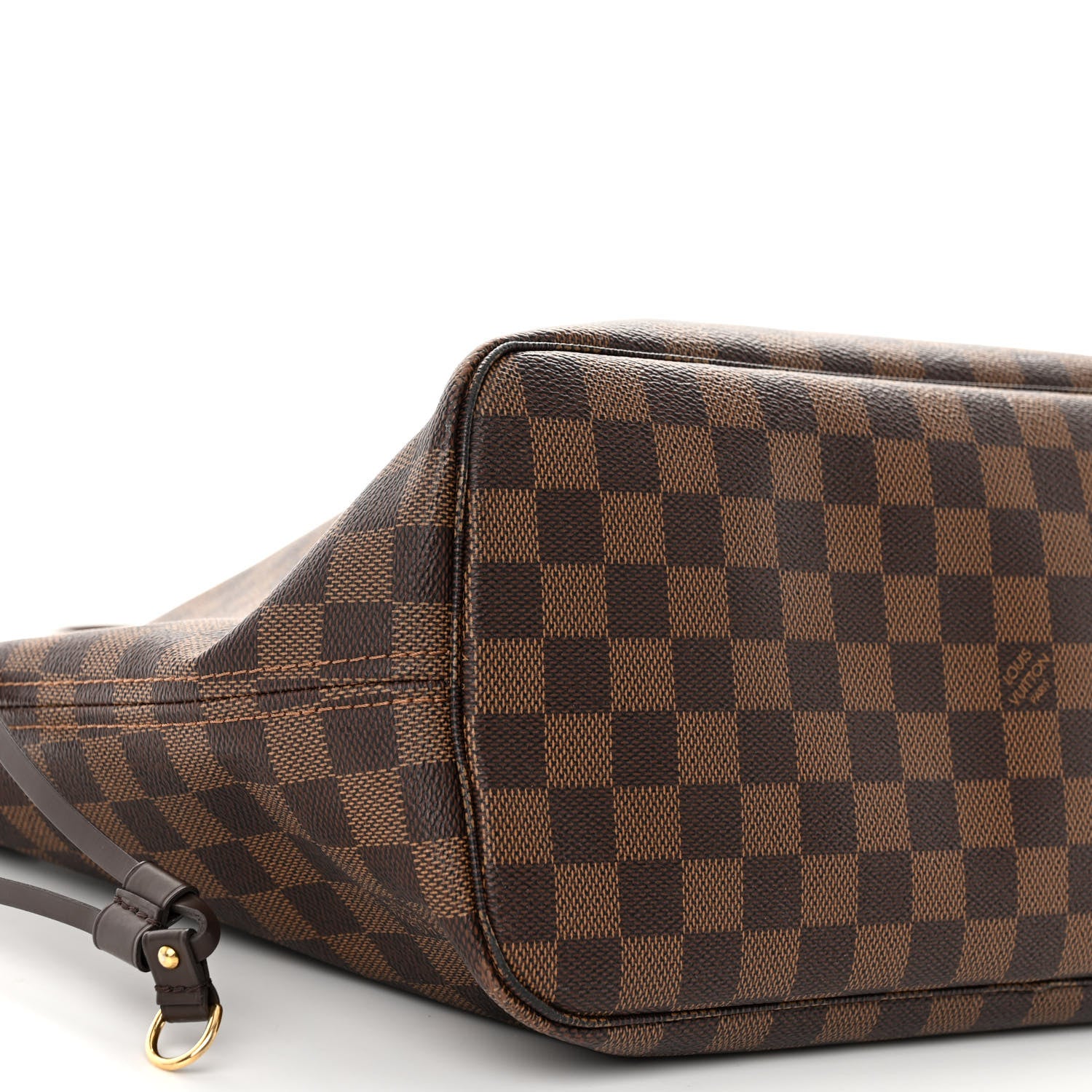 Louis Vuitton Damier Ebene Neo Neverfull MM Rose Ballerine 9 of 11