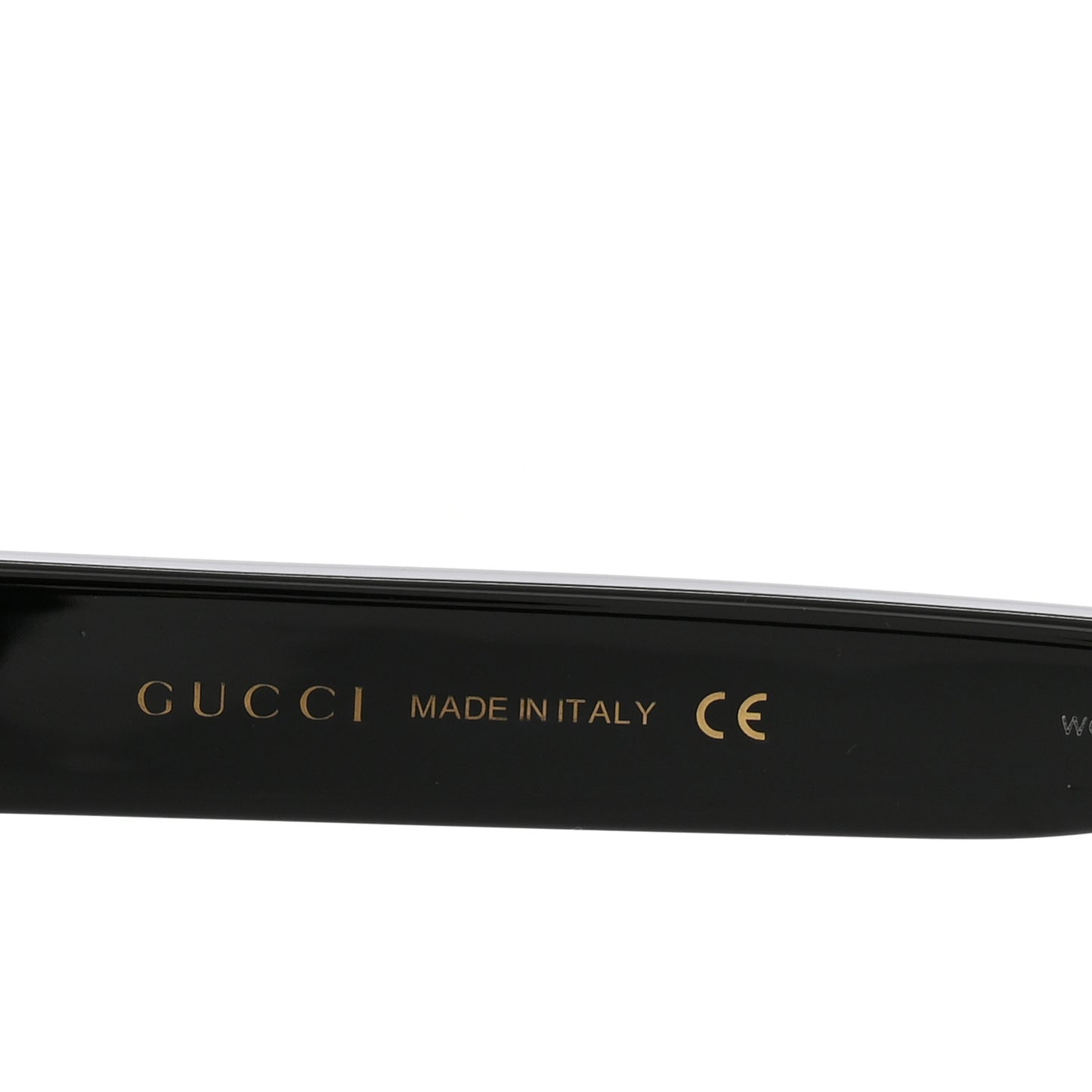 Acetate Square Frame Sunglasses GG0036S Black