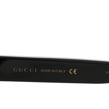 Gucci Acetate Square Frame Sunglasses GG0036S Black 5 of 9