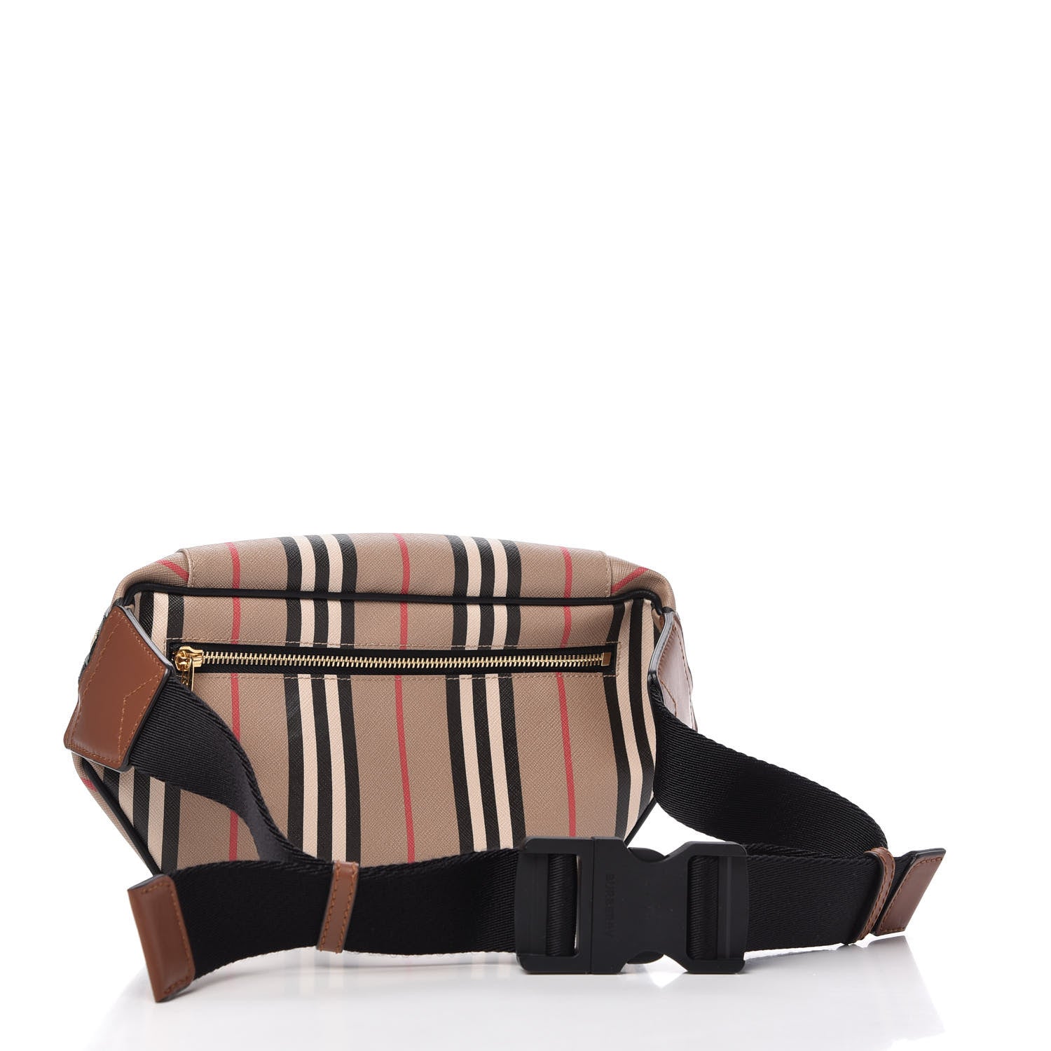 Burberry E-Canvas Icon Stripe Sonny Bum Bag Archive Beige 3 of 9