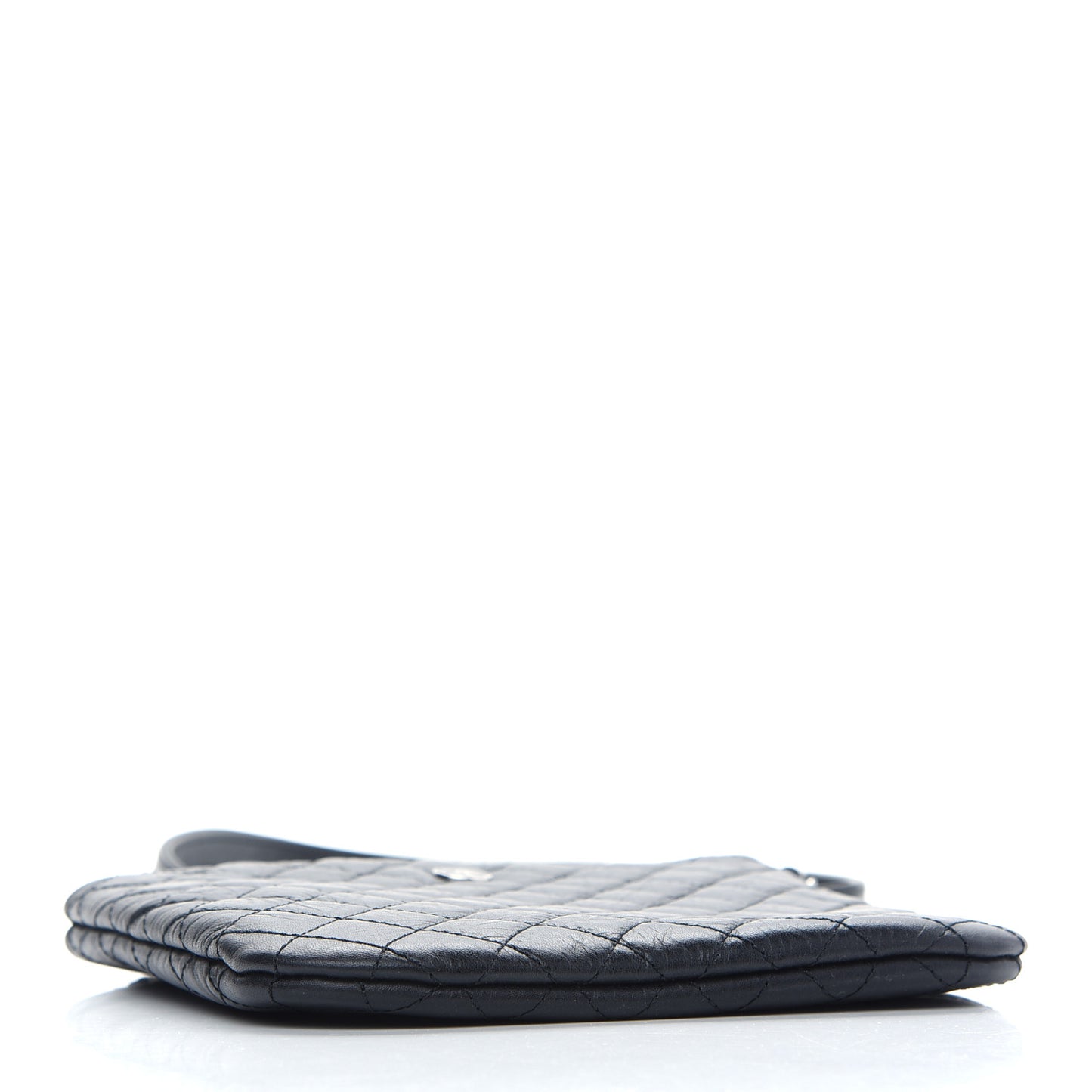 Calfskin Quilted Crossbody Bag Black