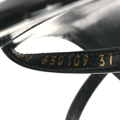 Saint Laurent Patent Cassandra 100 Sandals 37 Black 6 of 9