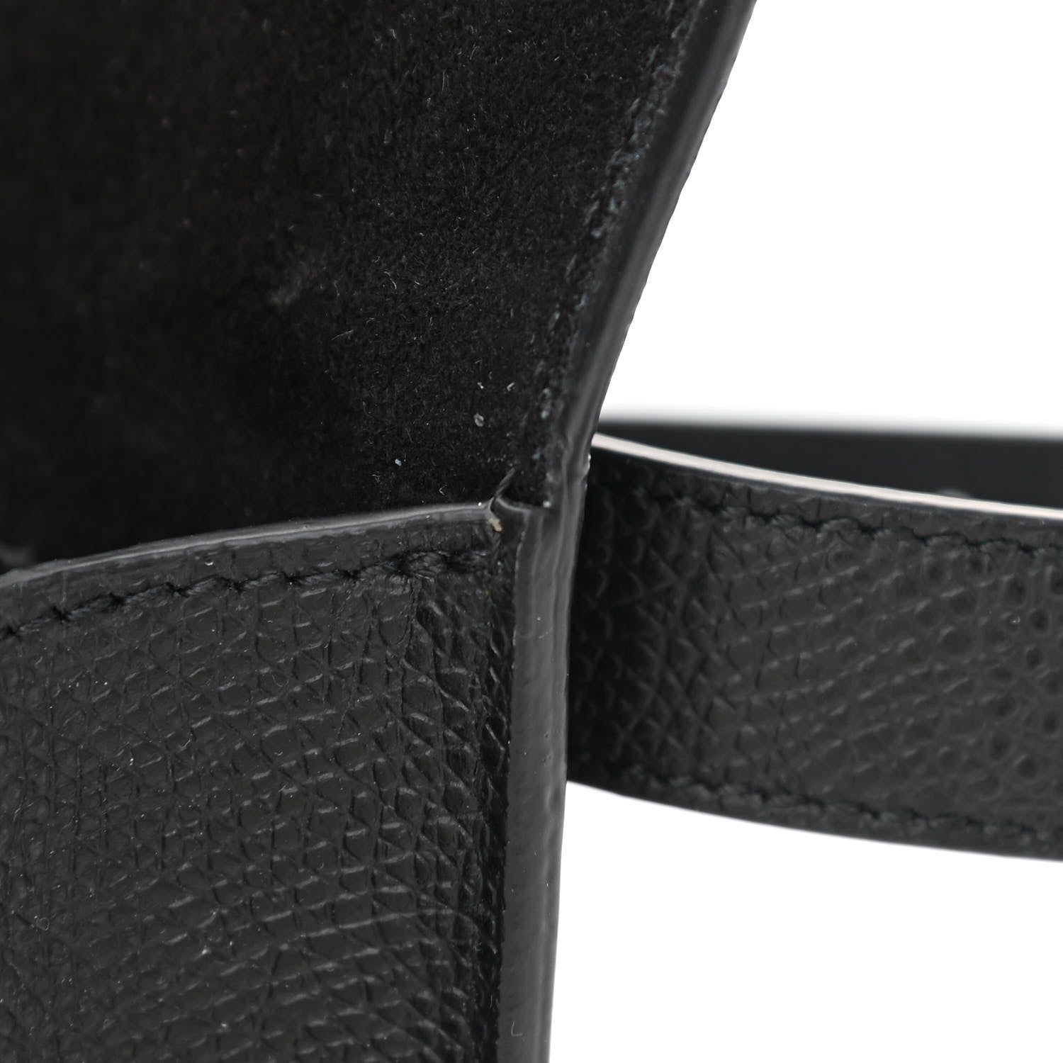 Christian Dior Grained Calfskin Saddle Belt Bag Black 10 of 11
