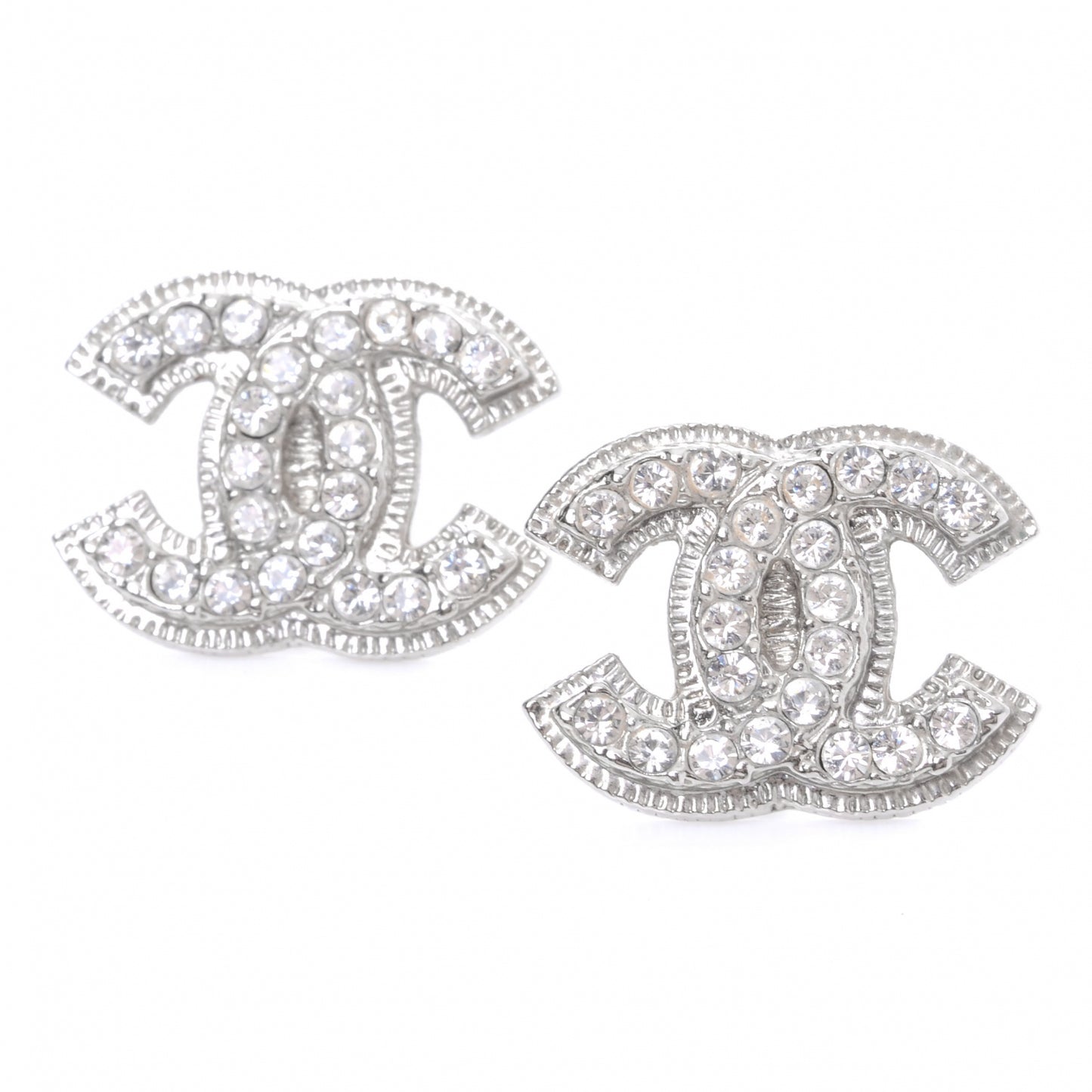 Crystal CC Logo Earrings