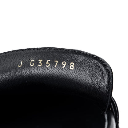 Chanel Lambskin Pearl CC Mules 37 Black 10 of 11
