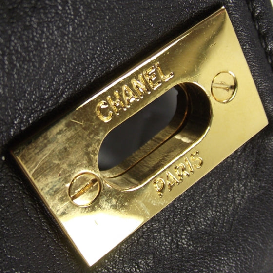 Chanel Vintage Lambskin Briefcase Laptop Bag 11 of 12