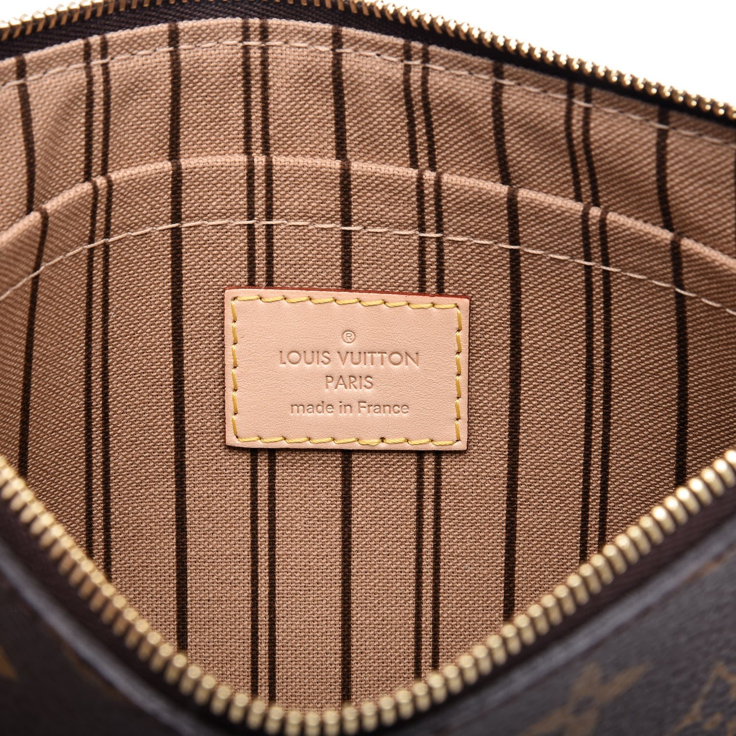 Louis Vuitton Monogram Neverfull MM GM Pochette 6 of 7