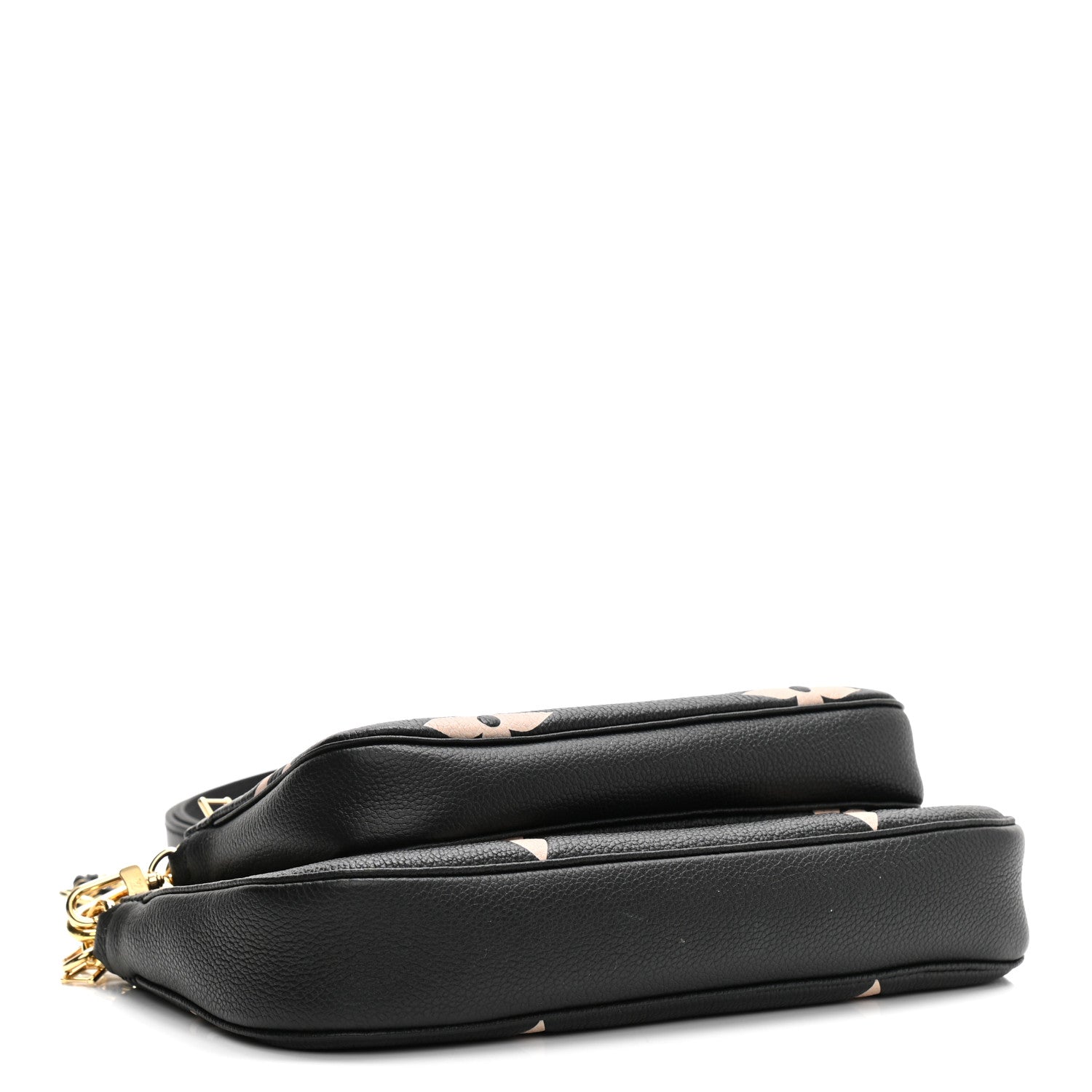 Louis Vuitton Empreinte Monogram Giant Multi Pochette Accessories Black Beige 4 of 12