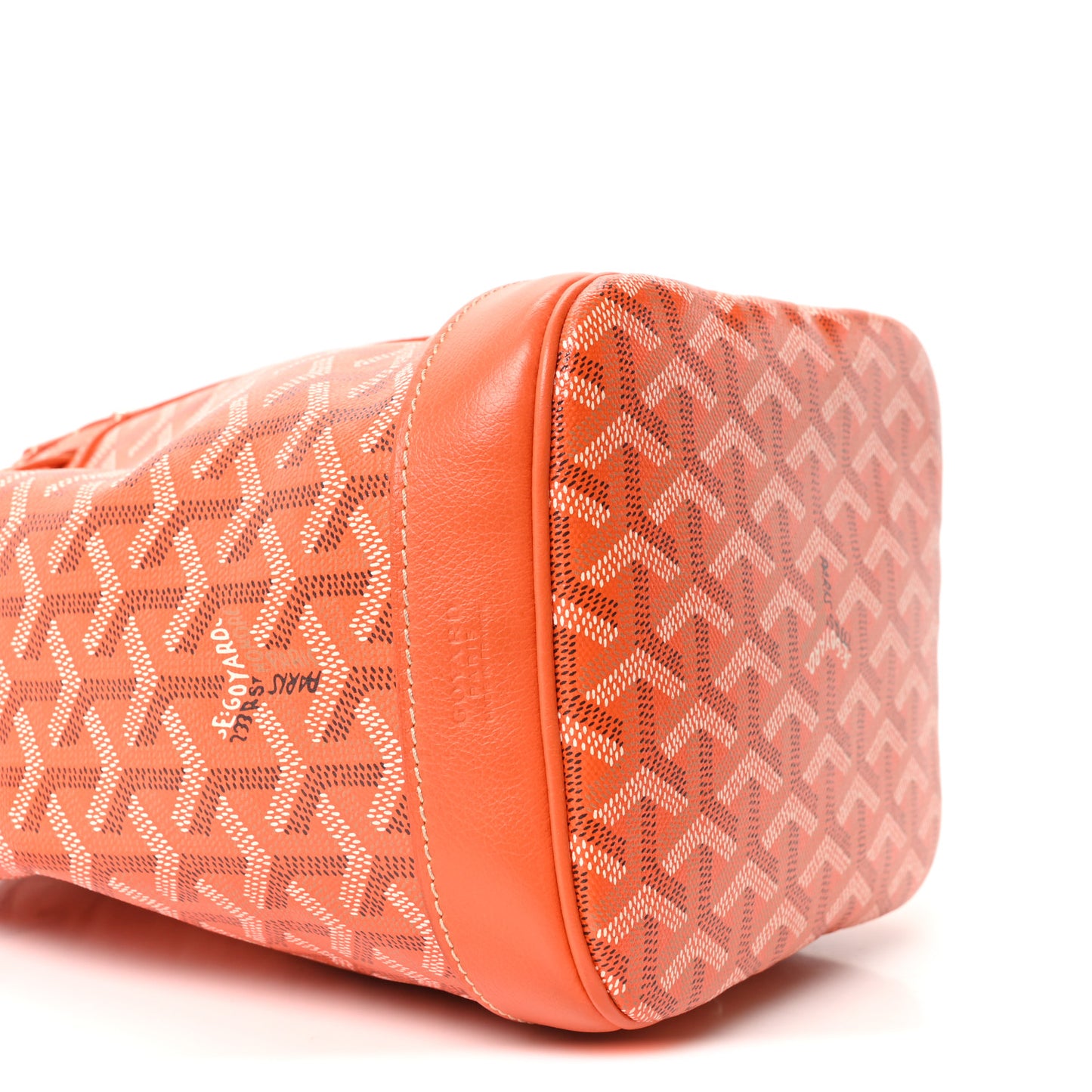 Goyardine Petit Flot Bucket Bag PM Orange