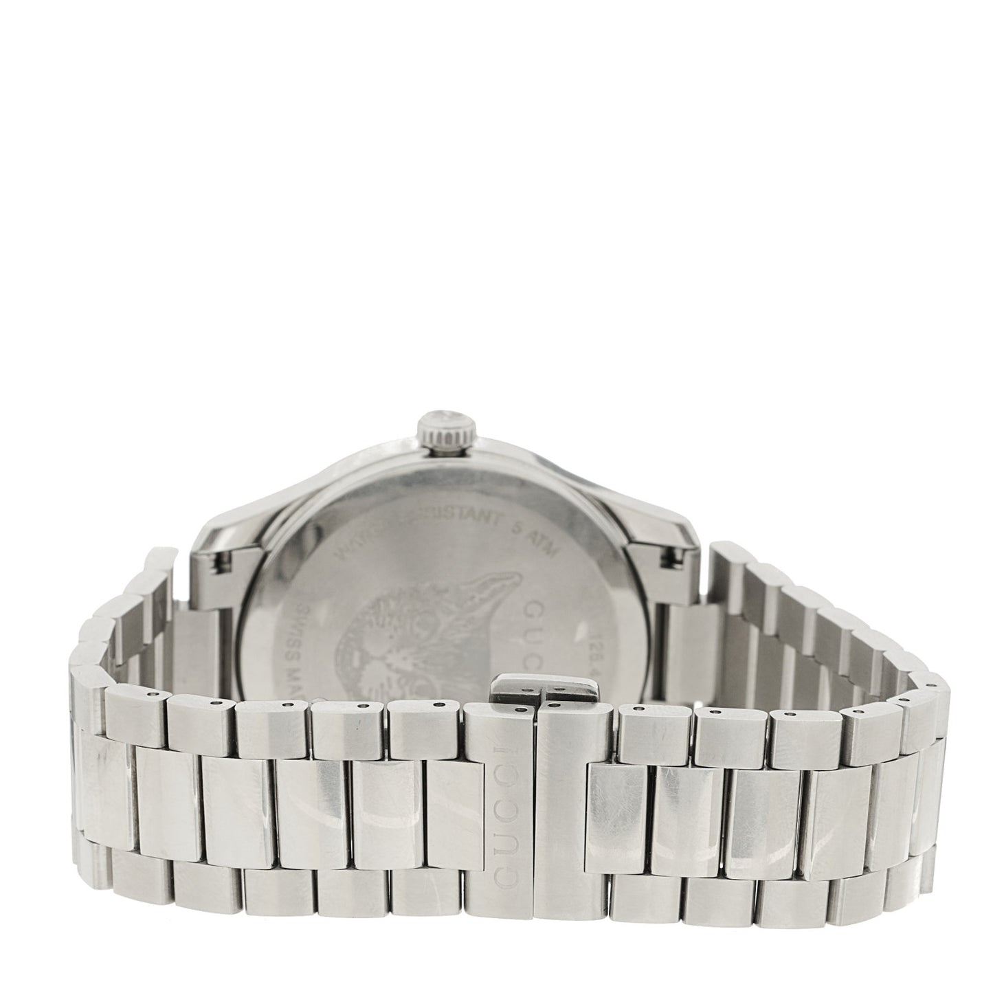 Stainless Steel Pink Mother of Pearl 38mm G-Timeless Cat Quartz Watch