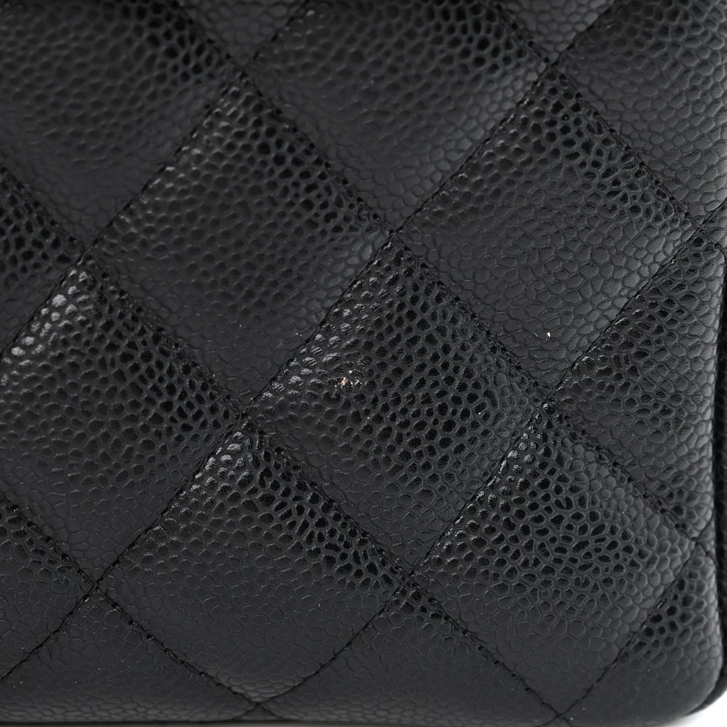 Caviar Quilted Maxi Double Flap Black