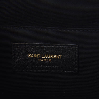 Saint Laurent Patent Matelasse Monogram Toy Vicky Camera Bag Black 6 of 10
