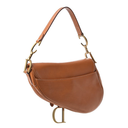 Christian Dior Calfskin Saddle Bag Tan 3 of 13