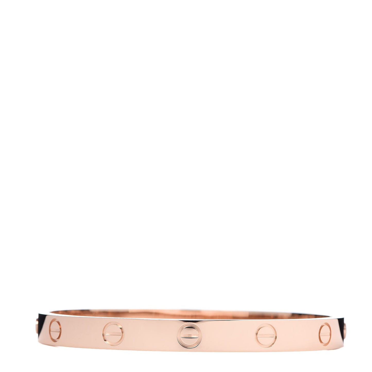 18K Pink Gold LOVE Bracelet 17