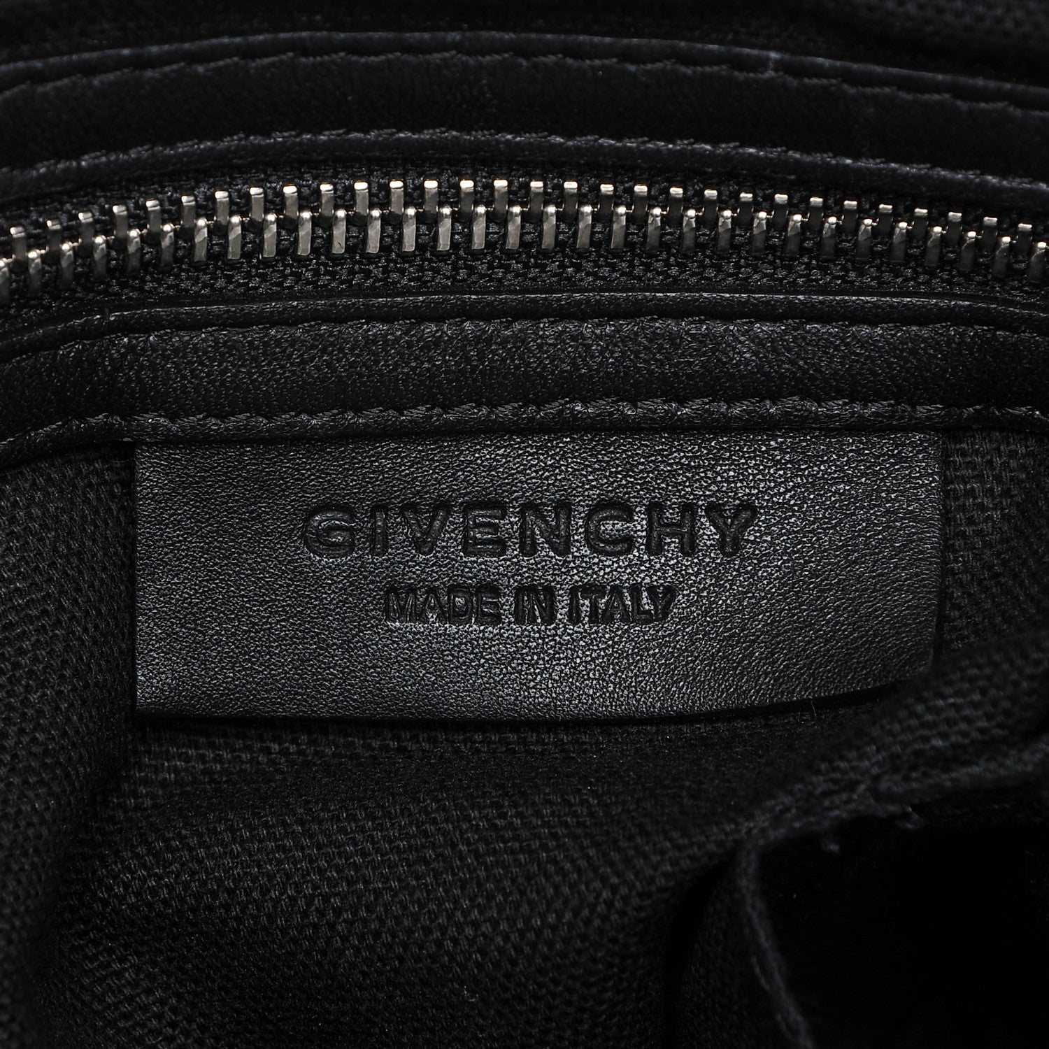 Givenchy Smooth Calfskin Crocodile Embossed Medium Pandora Black 6 of 7
