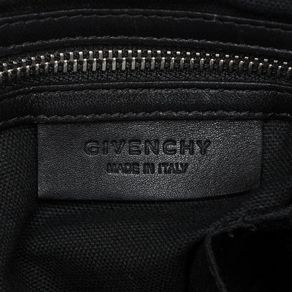 Givenchy Smooth Calfskin Crocodile Embossed Medium Pandora Black 6 of 7