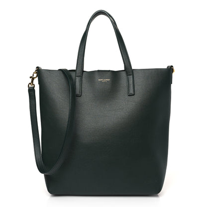 Saint Laurent Calfskin Toy Shopping Tote Forest Green 1 of 9
